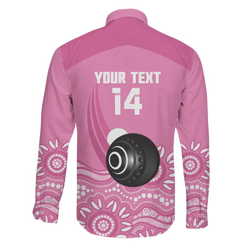 Custom Bowls Australia Breast Cancer Family Matching Tank Maxi Dress and Hawaiian Shirt Pink Ribbon Kangaroo Aboriginal Art - Aussie Hoodie