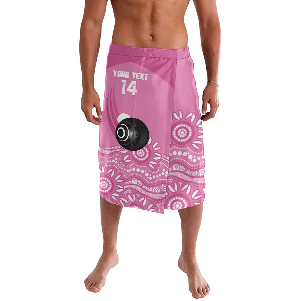 Custom Bowls Australia Breast Cancer Lavalava Pink Ribbon Kangaroo Aboriginal Art - Aussie Hoodie