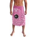 Custom Bowls Australia Breast Cancer Lavalava Pink Ribbon Kangaroo Aboriginal Art - Aussie Hoodie
