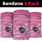 Custom Bowls Australia Breast Cancer Neck Gaiter Pink Ribbon Kangaroo Aboriginal Art - Aussie Hoodie