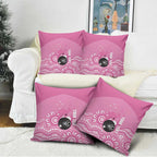 Custom Bowls Australia Breast Cancer Pillow Cover Pink Ribbon Kangaroo Aboriginal Art - Aussie Hoodie