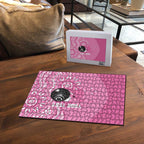 Custom Bowls Australia Breast Cancer Puzzle Pink Ribbon Kangaroo Aboriginal Art - Aussie Hoodie