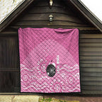 Custom Bowls Australia Breast Cancer Quilt Pink Ribbon Kangaroo Aboriginal Art - Aussie Hoodie