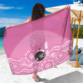 Custom Bowls Australia Breast Cancer Sarong Pink Ribbon Kangaroo Aboriginal Art - Aussie Hoodie
