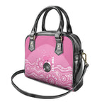 Custom Bowls Australia Breast Cancer Shoulder Handbag Pink Ribbon Kangaroo Aboriginal Art - Aussie Hoodie