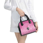 Custom Bowls Australia Breast Cancer Shoulder Handbag Pink Ribbon Kangaroo Aboriginal Art - Aussie Hoodie