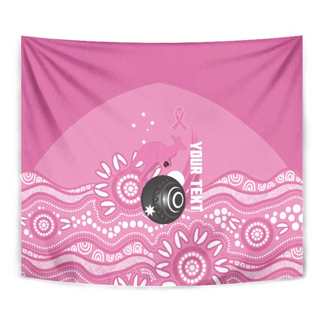 Custom Bowls Australia Breast Cancer Tapestry Pink Ribbon Kangaroo Aboriginal Art - Aussie Hoodie