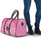Custom Bowls Australia Breast Cancer Travel Bag Pink Ribbon Kangaroo Aboriginal Art - Aussie Hoodie