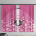 Custom Bowls Australia Breast Cancer Window Curtain Pink Ribbon Kangaroo Aboriginal Art - Aussie Hoodie