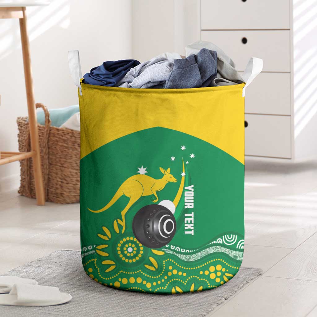 Custom Bowls Australia Laundry Basket Aussie Kangaroo Aboriginal Art - Aussie Hoodie