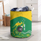 Custom Bowls Australia Laundry Basket Aussie Kangaroo Aboriginal Art - Aussie Hoodie