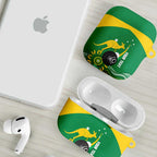 Custom Bowls Australia AirPods Case Aussie Kangaroo Aboriginal Art - Aussie Hoodie