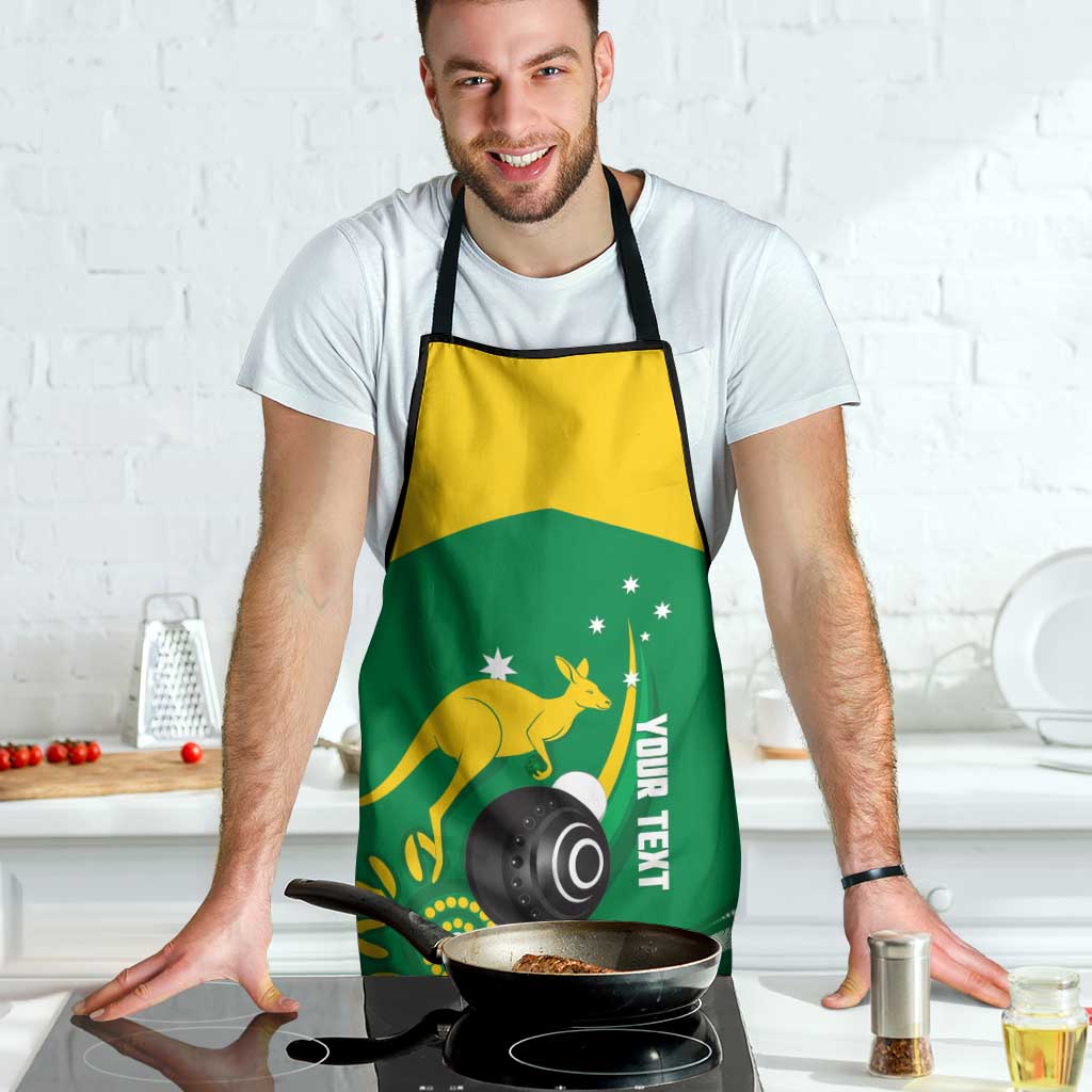 Custom Bowls Australia Apron Aussie Kangaroo Aboriginal Art - Aussie Hoodie