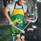 Custom Bowls Australia Apron Aussie Kangaroo Aboriginal Art - Aussie Hoodie