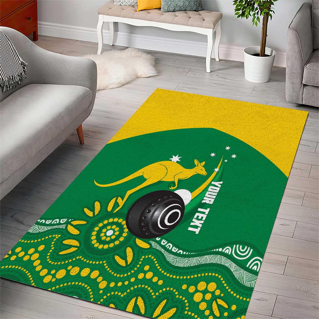 Custom Bowls Australia Area Rug Aussie Kangaroo Aboriginal Art - Aussie Hoodie