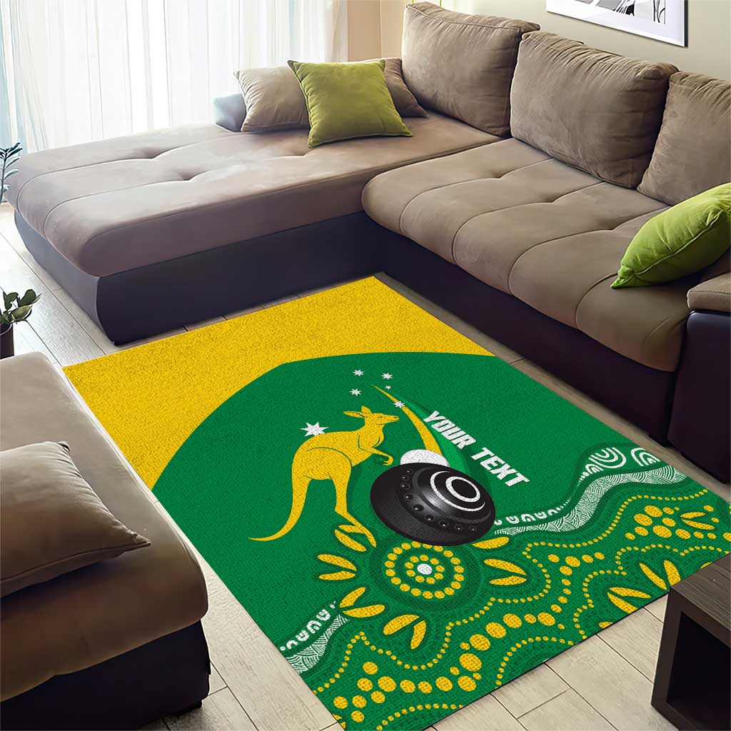 Custom Bowls Australia Area Rug Aussie Kangaroo Aboriginal Art - Aussie Hoodie