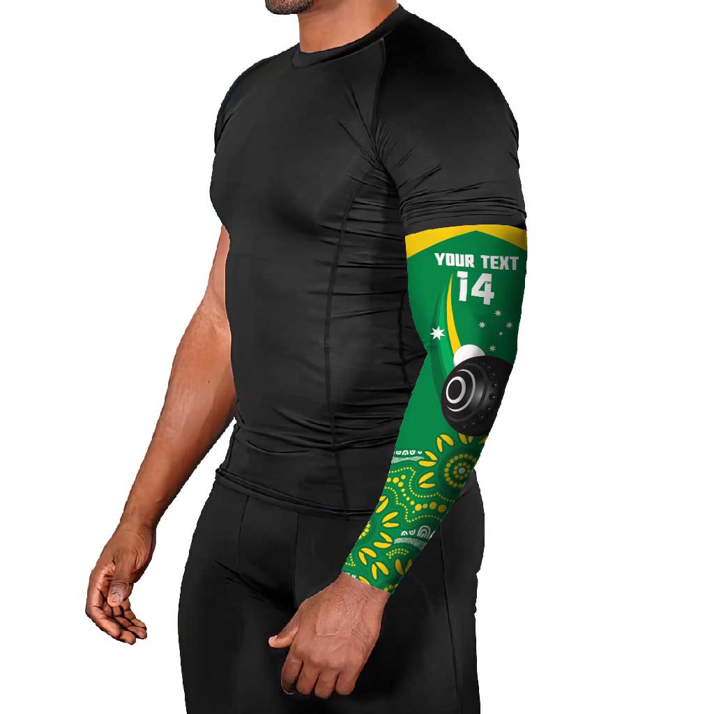 Custom Bowls Australia Arm Sleeves Aussie Kangaroo Aboriginal Art - Aussie Hoodie