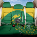 Custom Bowls Australia Back Car Seat Cover Aussie Kangaroo Aboriginal Art - Aussie Hoodie