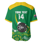 Custom Bowls Australia Baseball Jersey Aussie Kangaroo Aboriginal Art - Aussie Hoodie