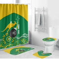 Custom Bowls Australia Bathroom Set Aussie Kangaroo Aboriginal Art - Aussie Hoodie