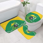Custom Bowls Australia Bathroom Set Aussie Kangaroo Aboriginal Art - Aussie Hoodie