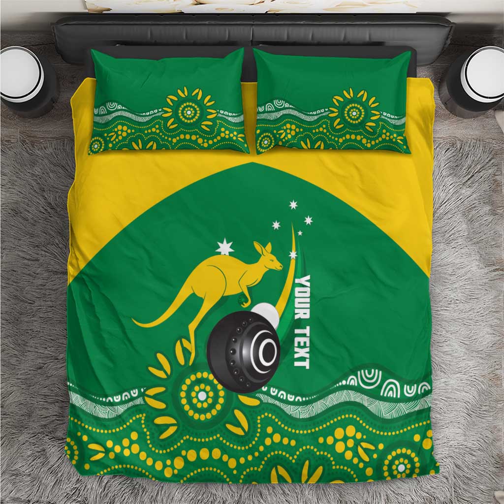 Custom Bowls Australia Bedding Set Aussie Kangaroo Aboriginal Art - Aussie Hoodie