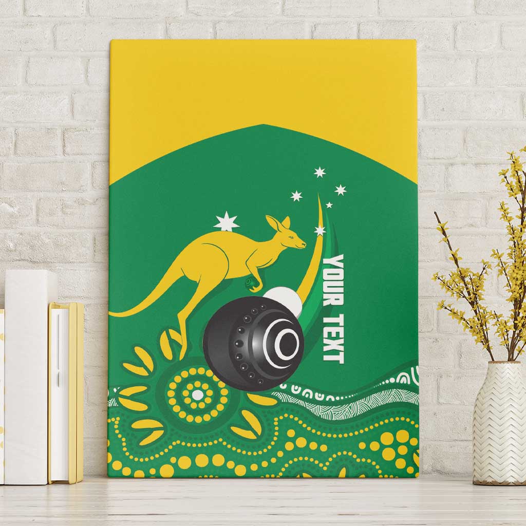 Custom Bowls Australia Canvas Wall Art Aussie Kangaroo Aboriginal Art - Aussie Hoodie