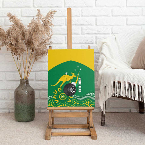 Custom Bowls Australia Canvas Wall Art Aussie Kangaroo Aboriginal Art - Aussie Hoodie