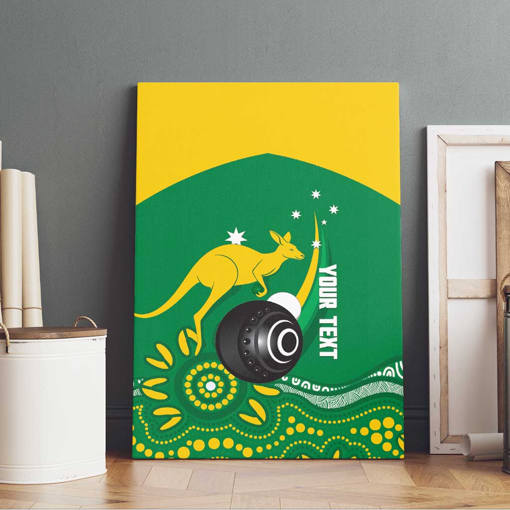 Custom Bowls Australia Canvas Wall Art Aussie Kangaroo Aboriginal Art - Aussie Hoodie