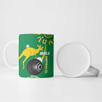 Custom Bowls Australia Ceramic Mug Aussie Kangaroo Aboriginal Art - Aussie Hoodie