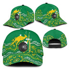 Bowls Australia Classic Cap Aussie Kangaroo Aboriginal Art - Aussie Hoodie