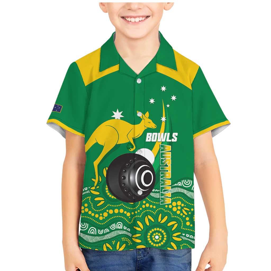 Custom Bowls Australia Family Matching Mermaid Dress and Hawaiian Shirt Aussie Kangaroo Aboriginal Art - Aussie Hoodie