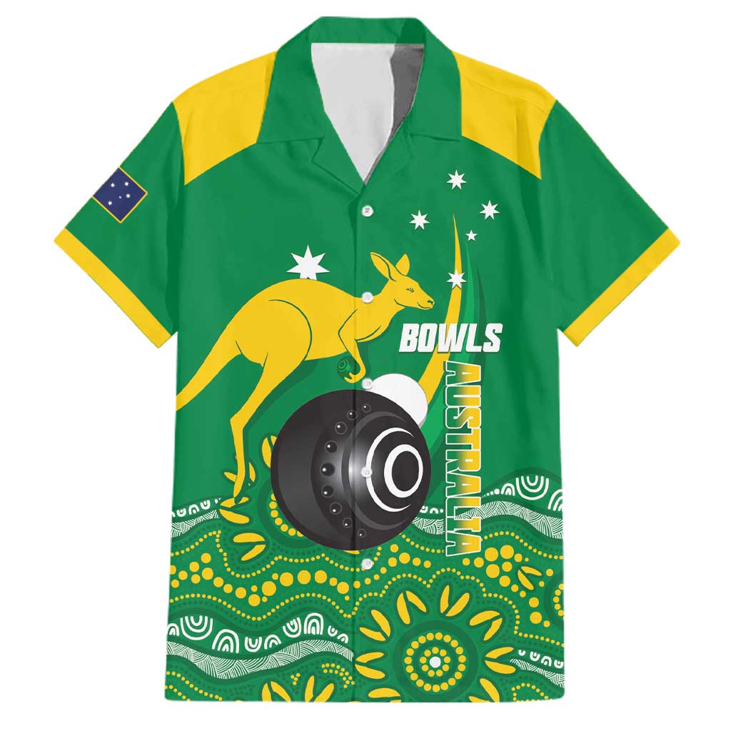 Custom Bowls Australia Family Matching Off Shoulder Maxi Dress and Hawaiian Shirt Aussie Kangaroo Aboriginal Art - Aussie Hoodie