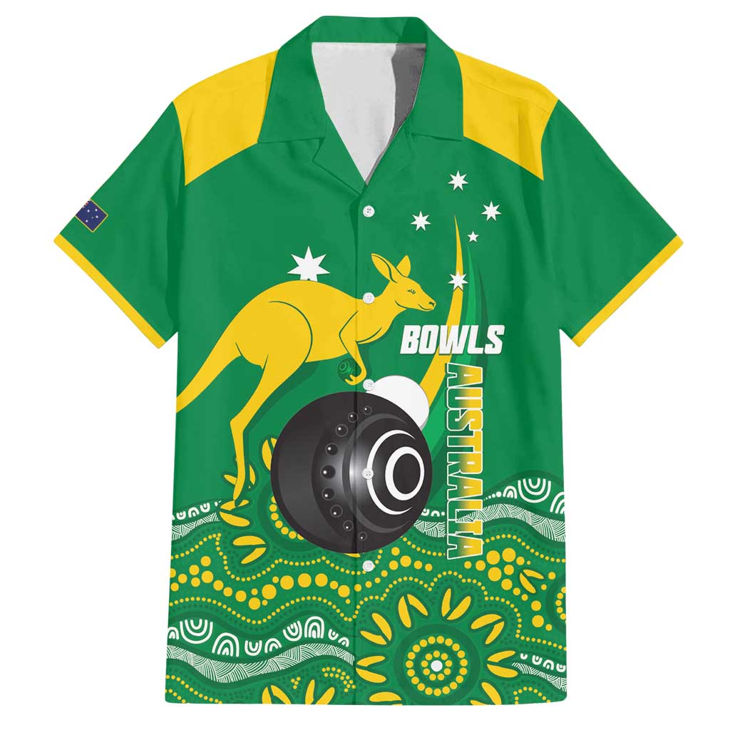 Custom Bowls Australia Family Matching Summer Maxi Dress and Hawaiian Shirt Aussie Kangaroo Aboriginal Art - Aussie Hoodie