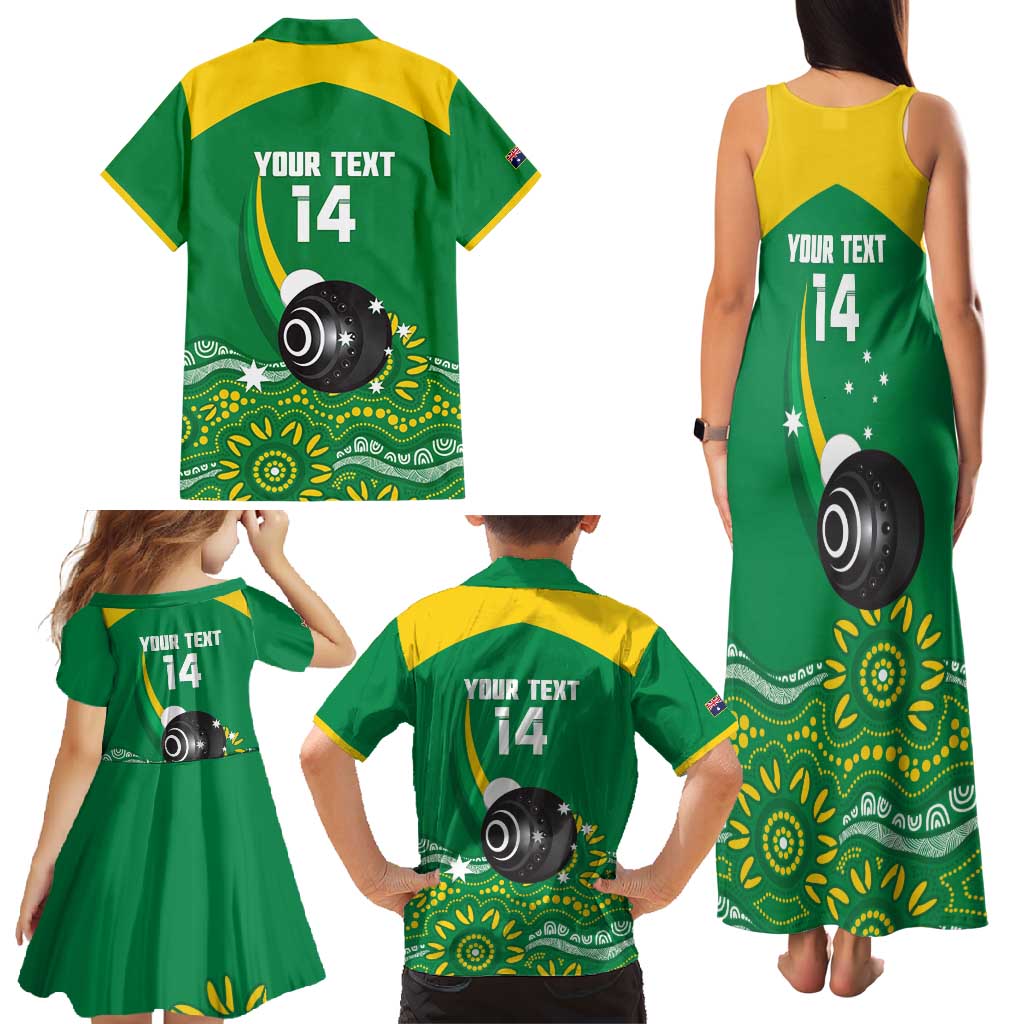 Custom Bowls Australia Family Matching Tank Maxi Dress and Hawaiian Shirt Aussie Kangaroo Aboriginal Art - Aussie Hoodie