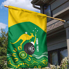 Custom Bowls Australia Garden Flag Aussie Kangaroo Aboriginal Art - Aussie Hoodie