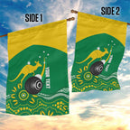 Custom Bowls Australia Garden Flag Aussie Kangaroo Aboriginal Art - Aussie Hoodie