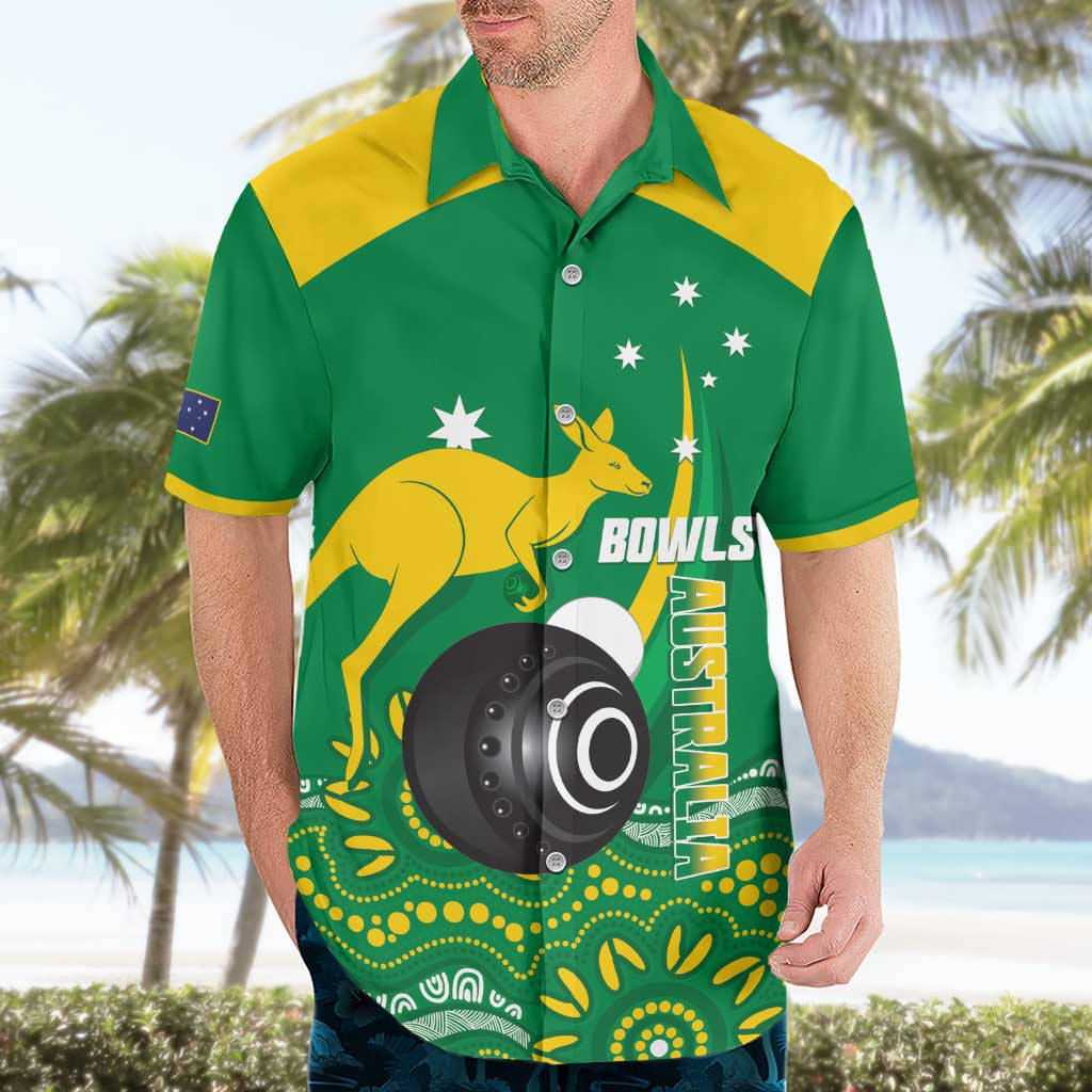 Custom Bowls Australia Hawaiian Shirt Aussie Kangaroo Aboriginal Art - Aussie Hoodie