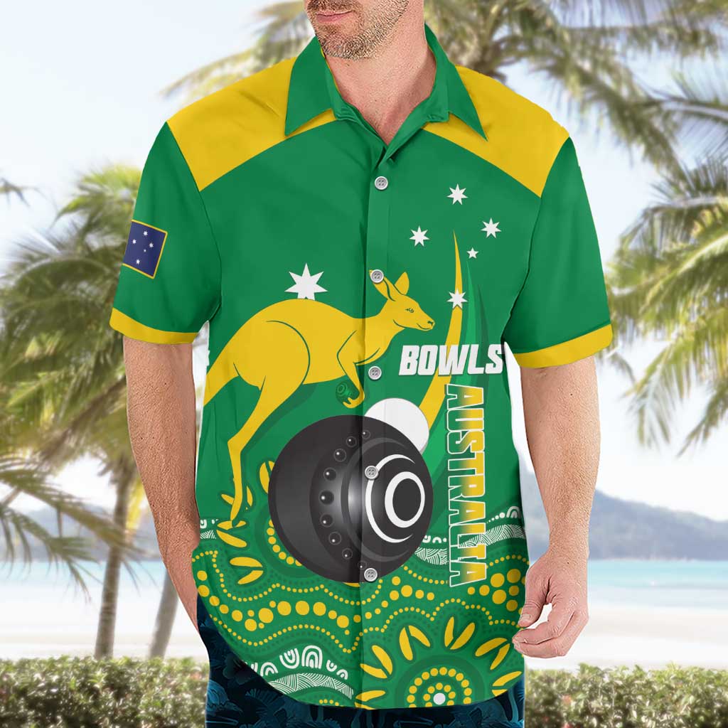 Custom Bowls Australia Hawaiian Shirt Aussie Kangaroo Aboriginal Art - Aussie Hoodie