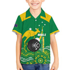 Custom Bowls Australia Hawaiian Shirt Aussie Kangaroo Aboriginal Art - Aussie Hoodie