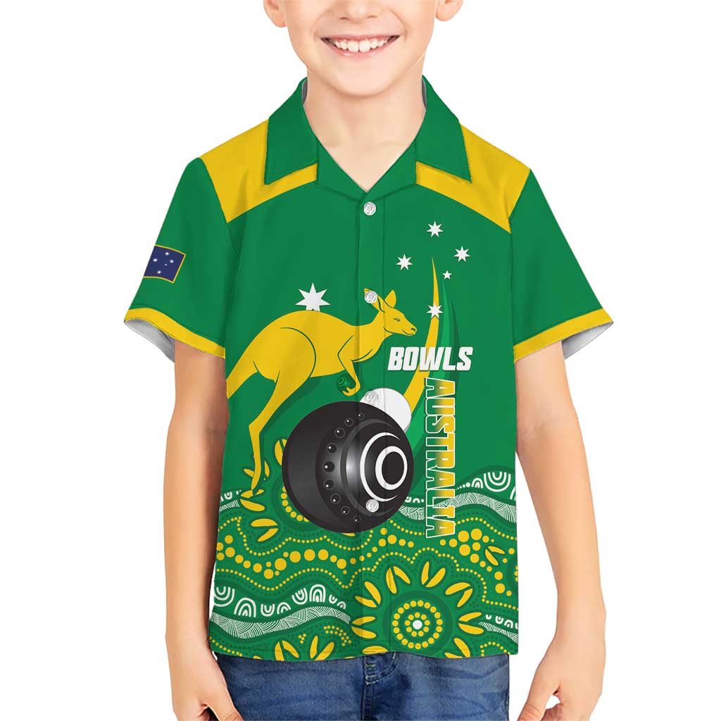 Custom Bowls Australia Hawaiian Shirt Aussie Kangaroo Aboriginal Art - Aussie Hoodie