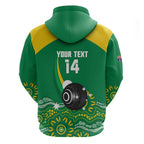 Custom Bowls Australia Hoodie Aussie Kangaroo Aboriginal Art - Aussie Hoodie