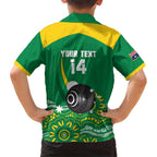 Custom Bowls Australia Kid Hawaiian Shirt Aussie Kangaroo Aboriginal Art - Aussie Hoodie