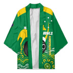 Custom Bowls Australia Kimono Aussie Kangaroo Aboriginal Art - Aussie Hoodie