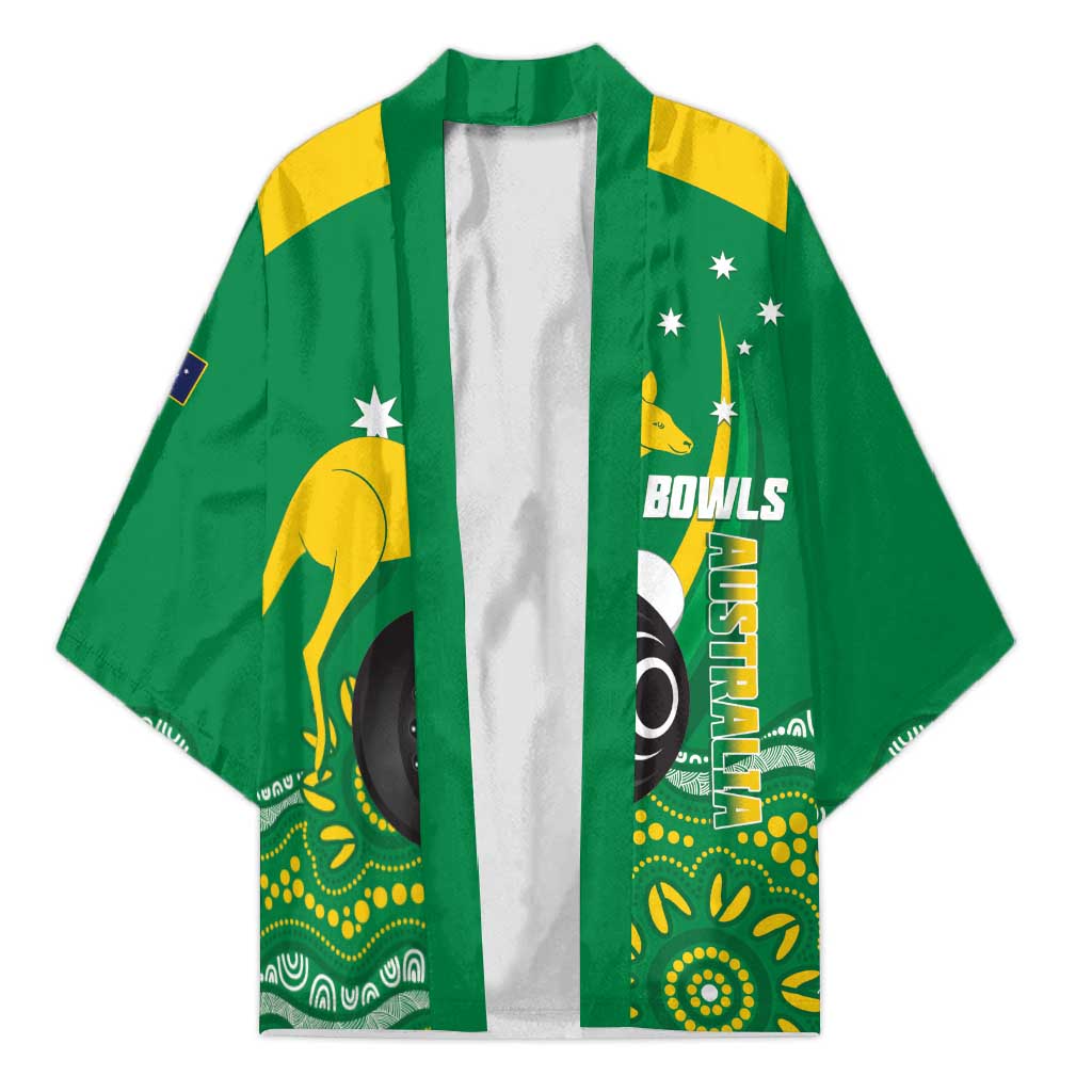 Custom Bowls Australia Kimono Aussie Kangaroo Aboriginal Art - Aussie Hoodie