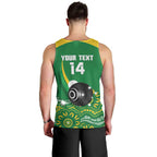 Custom Bowls Australia Men Tank Top Aussie Kangaroo Aboriginal Art - Aussie Hoodie