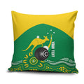 Custom Bowls Australia Pillow Cover Aussie Kangaroo Aboriginal Art - Aussie Hoodie
