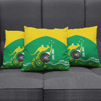 Custom Bowls Australia Pillow Cover Aussie Kangaroo Aboriginal Art - Aussie Hoodie