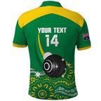 Custom Bowls Australia Polo Shirt Aussie Kangaroo Aboriginal Art - Aussie Hoodie