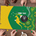 Custom Bowls Australia Puzzle Aussie Kangaroo Aboriginal Art - Aussie Hoodie